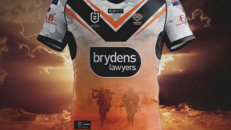 Wests Tigers to re-design Anzac jersey amid furore over