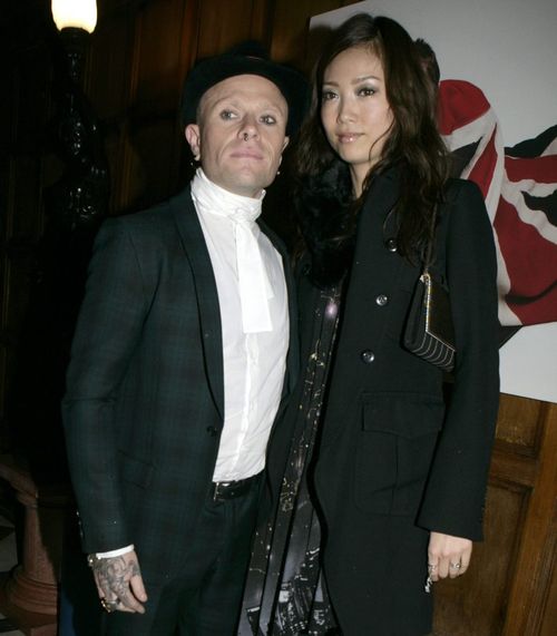 Keith pictured with wife Mayumi Kai who was believed to be in Japan at the time of his death. 