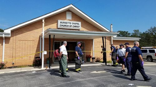 One woman was shot dead outside the church. (Metro Nashville PD)