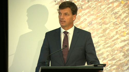 Energy Minister Angus Taylor has spoken to small business owners in Sydney about his government's plan to bring down energy prices.