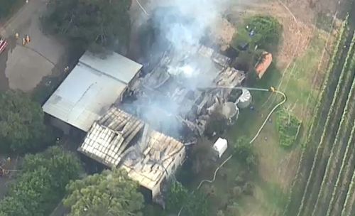 Part of the property has been completely gutted. (9NEWS)