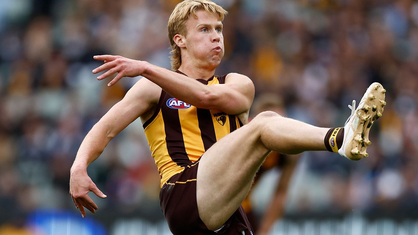 Hawthorn coach Sam Mitchell explains why he's 'swinging the axe' as top-10 draft pick is dropped