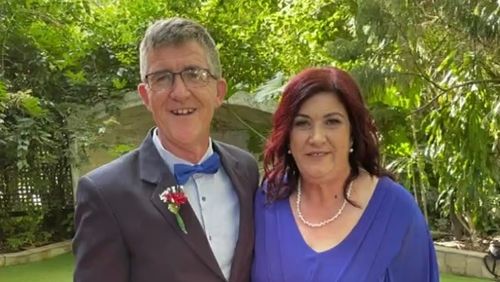 Anita Warburton, the wife of Michael Warburton, who died in a crash in Brisbane's east has revealed she "will love" her late husband "forever".