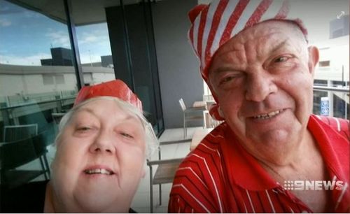 Dawn Butterworth (left) was found dead in her Penshurst apartment on Monday. Her partner Allan Greentree (right) is being questioned by police.