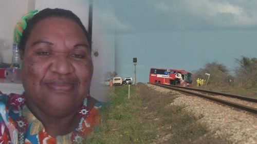 The 56-year-old woman, whose family has asked for her not to be named for cultural reasons, was travelling home from a holiday with her daughter and four grandchildren on Sunday when the vehicle crashed.