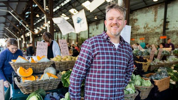 Mike McEnearny at Carriageworks Farmer's Markets. Image: Supplied