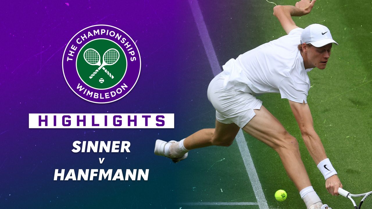 Jannik Sinner v Yannick Hanfmann Wimbledon Tennis Season 2024, Short Video