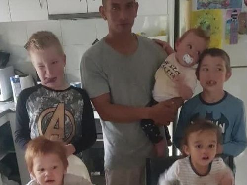 Wayne Godinet and his five children - Zac, 11, Harry, 10, four-year-old twins Kyza and Koah, and Nicky, three - died early on Sunday morning.