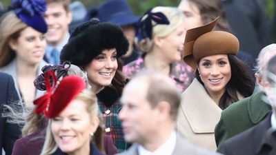 Kate and Meghan's friendship: Christmas Day, December 2017.