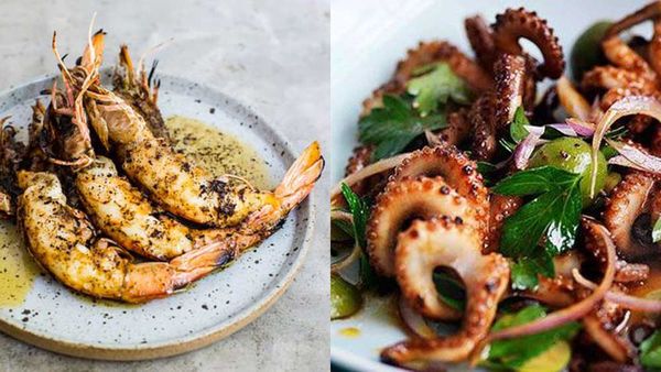 Food fight: shellfish v octopus on the grill
