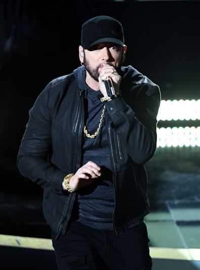 Eminem, Oscars, 2020, sings, on stage