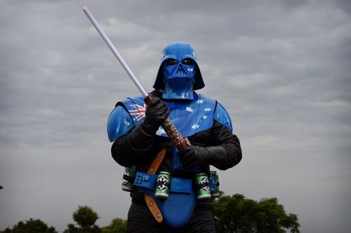 Mick Fett is a police officer for his day job. (AAP)