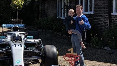 Tragic turn of events for little boy who inspired Formula One racer's win