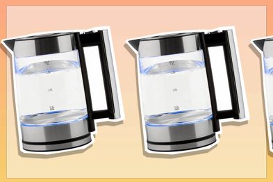 UBER APPLIANCE 1.8L GLASS & STAINLESS STEEL WATER BOILER, HEATER