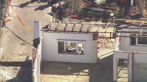 Wall collapse in Inglewood, Washington