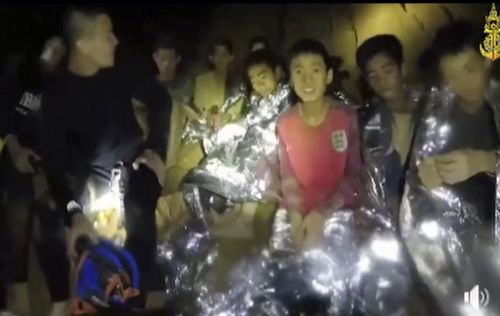 The soccer team of 12 young boys, and their coach, were stranded in a flooded cave in Chang Rai, Thailand.