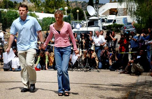 Gerry McCann, father of missing girl Madeleine McCann, after speaking to the press with his wife Kate in Portugal, 2007. (Getty)