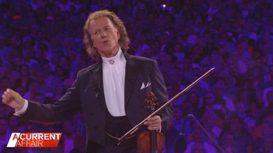 Violin maestro and conductor, Andre Rieu.