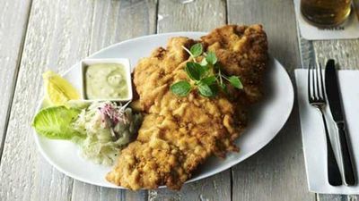 <strong>Munich Brauhaus' chicken schnitzel</strong>