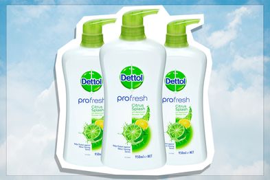 9PR: Dettol Profresh Shower Gel Body Wash Citrus Burst 950ml, 3-Pack