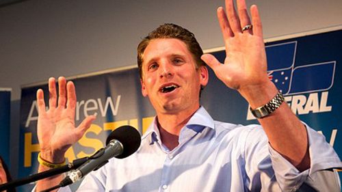 Andrew Hastie 'relieved' to win WA seat of Canning