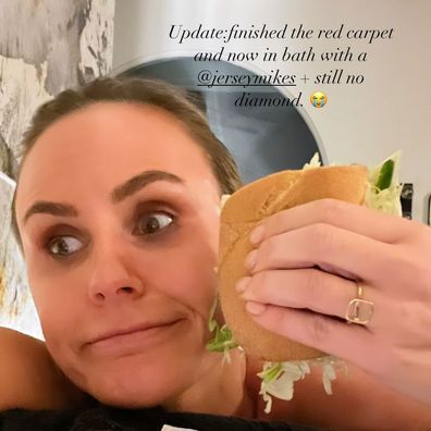 Keltie Knight lost her ring at the Golden Globes