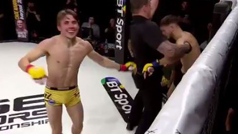 MMA fighter Nathaniel Wood's unbelievable comeback TKO win in Cage Warriors bantamweight title fight