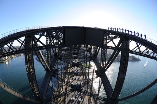 From October 1, Scenic World will be in charge of the climb. Picture: BridgeClimb