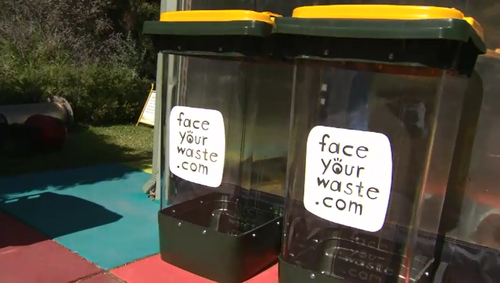 Transparent wheelie bins have had success in seven Perth councils and Adelaide wants to introduce a similar system.