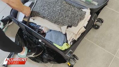 Cheryl Stuchbery said her suitcase was finally found the day after they returned to Sydney.
