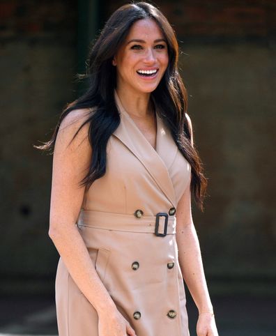 Meghan Markle Wore a Thing: Nonie Trench Coat Dress in Africa