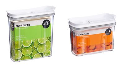 Supa clear food container The Reject Shop