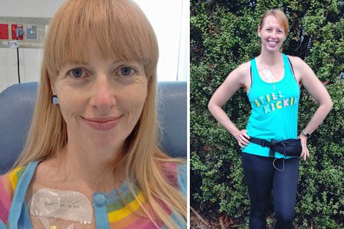 Canberra fitness instructor Yvette Adams was diagnosed with bowel cancer at 47.