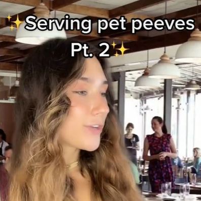 Waitress pet peeves