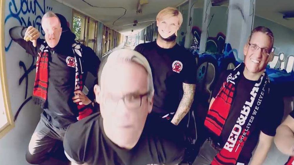 Wanderers 'bloc' fans in provocative video