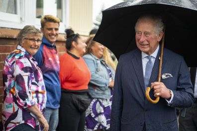 Prince Charles, Prince of Wales during a visit to Critical Design, an Auckland based company that manufactures a range of office and homeware products from recycled materials at Wesley Intermediate School on the second day of the royal visit, on November 18, 2019 in Auckland, New Zealand.  