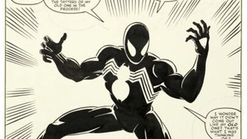 Artwork of page from 1984 Spider-Man comic book