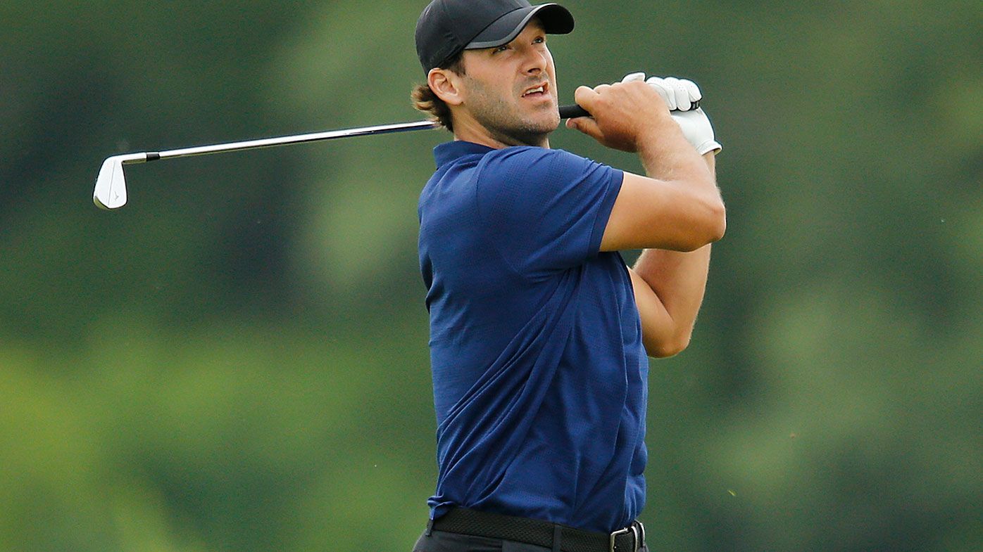Tony Romo had an eagle during his first round of the Byron Nelson