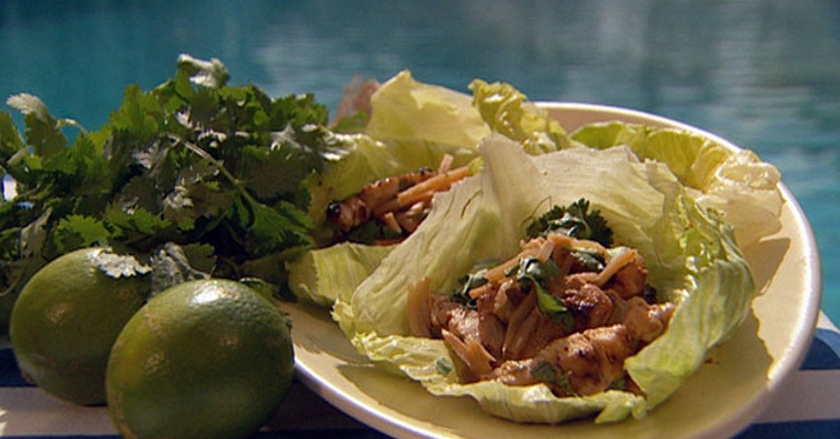 Crispy chicken & bamboo lettuce cups - 9Kitchen