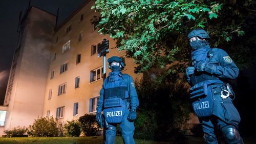 German police raided Mr Albakar's apartment. (AFP)