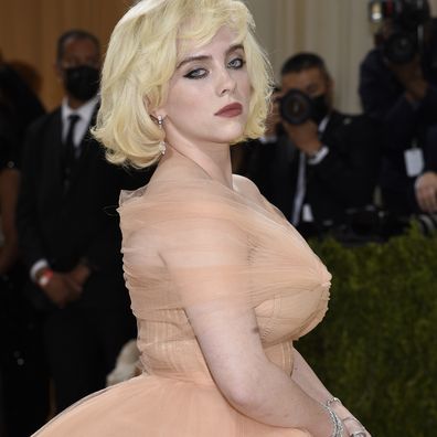 Billie Eilish attends the Met Gala on Monday, Sept. 13, 2021, in New York. (Photo by Evan Agostini/Invision/AP)