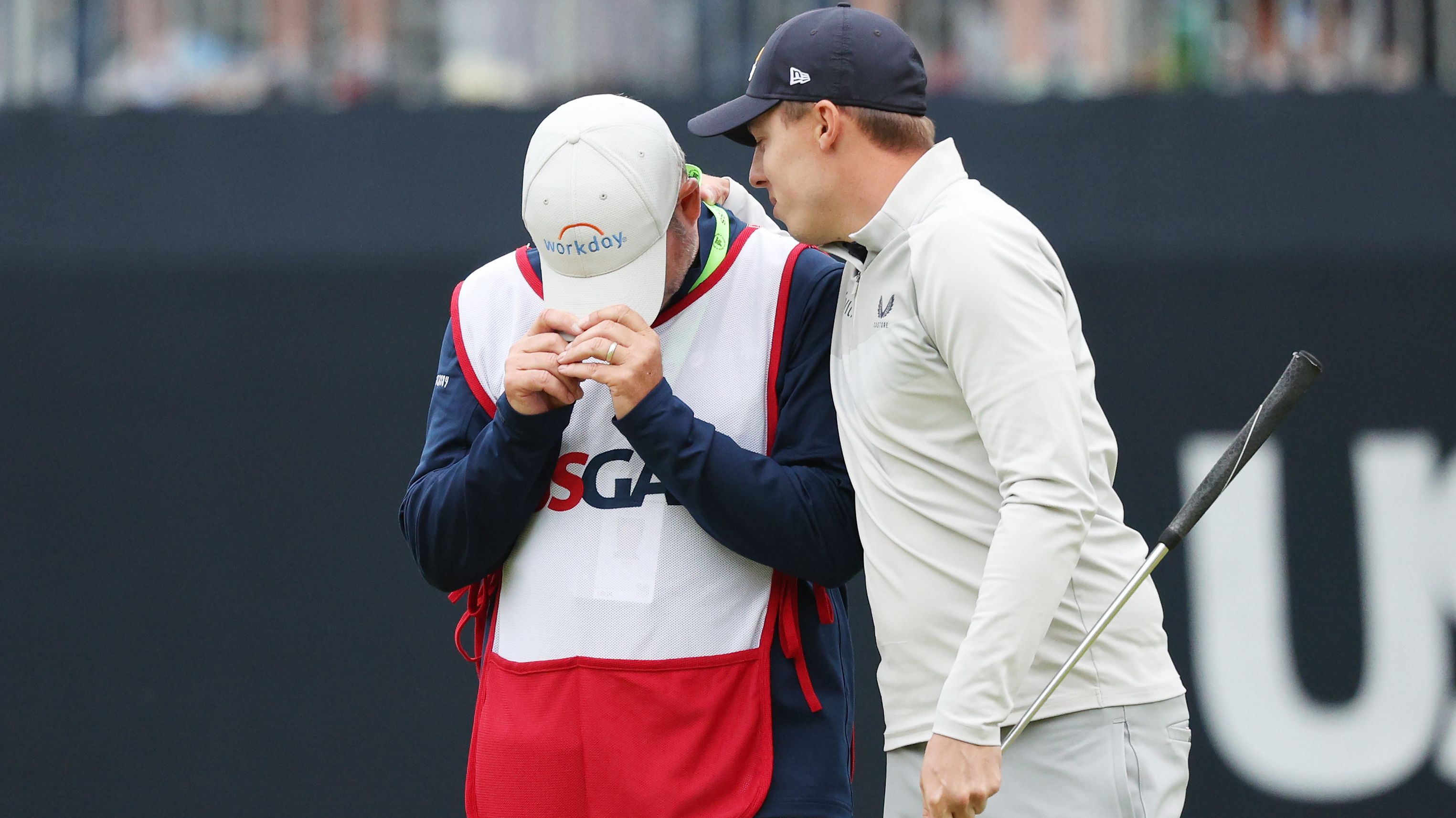 Why the winning US Open caddie broke down crying after Matt Fitzpatrick's victory