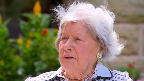 Norma Aderling recounts the moment she was swept away. (9NEWS)