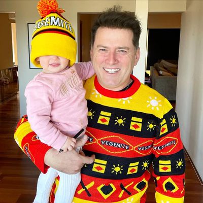 Karl Stefanovic and Harper Stefanovic: July 2021