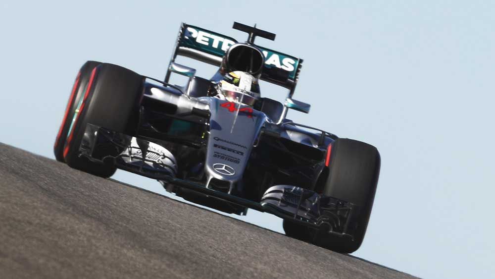Rosberg on top after US F1 practice