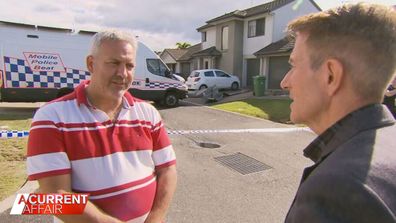 Murrumba Downs resident George Delemos spoke to A Current Affair about an explosion in his street.