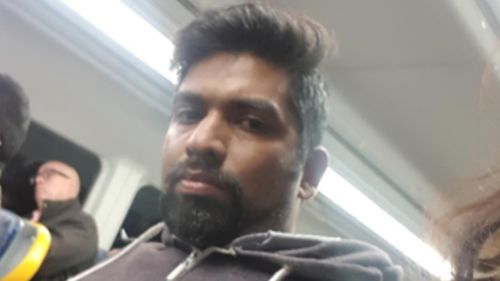 The 19-year-old took a photograph of the man after the alleged assault on the train travelling to Auburn from St James Railway Station.