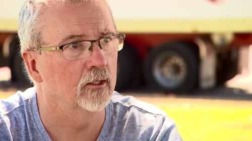 Truck driver Wayne Davey caught the crash on his dashcam and called emergency services.