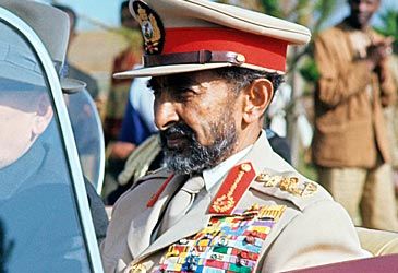 Which faith reveres former Ethiopian emperor Haile Selassie as a messiah?