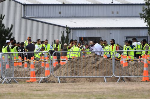 Volunteers have travelled to Christchurch to assist with the burial process and support victims' families.